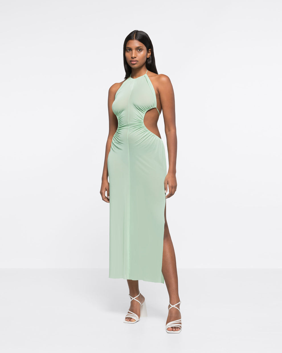 HALTER DRESS - MINT - AZ Factory