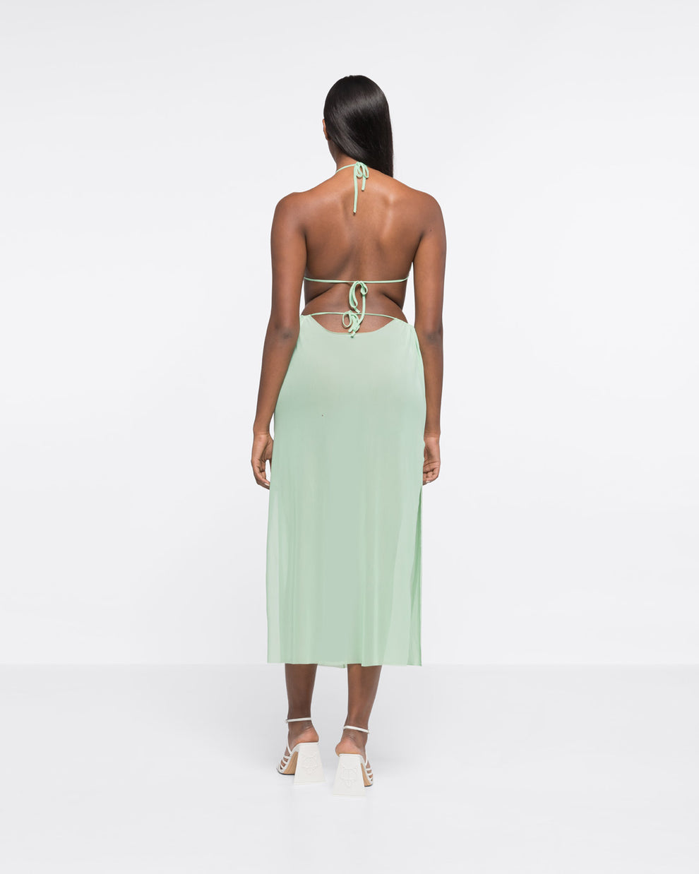 HALTER DRESS - MINT - AZ Factory