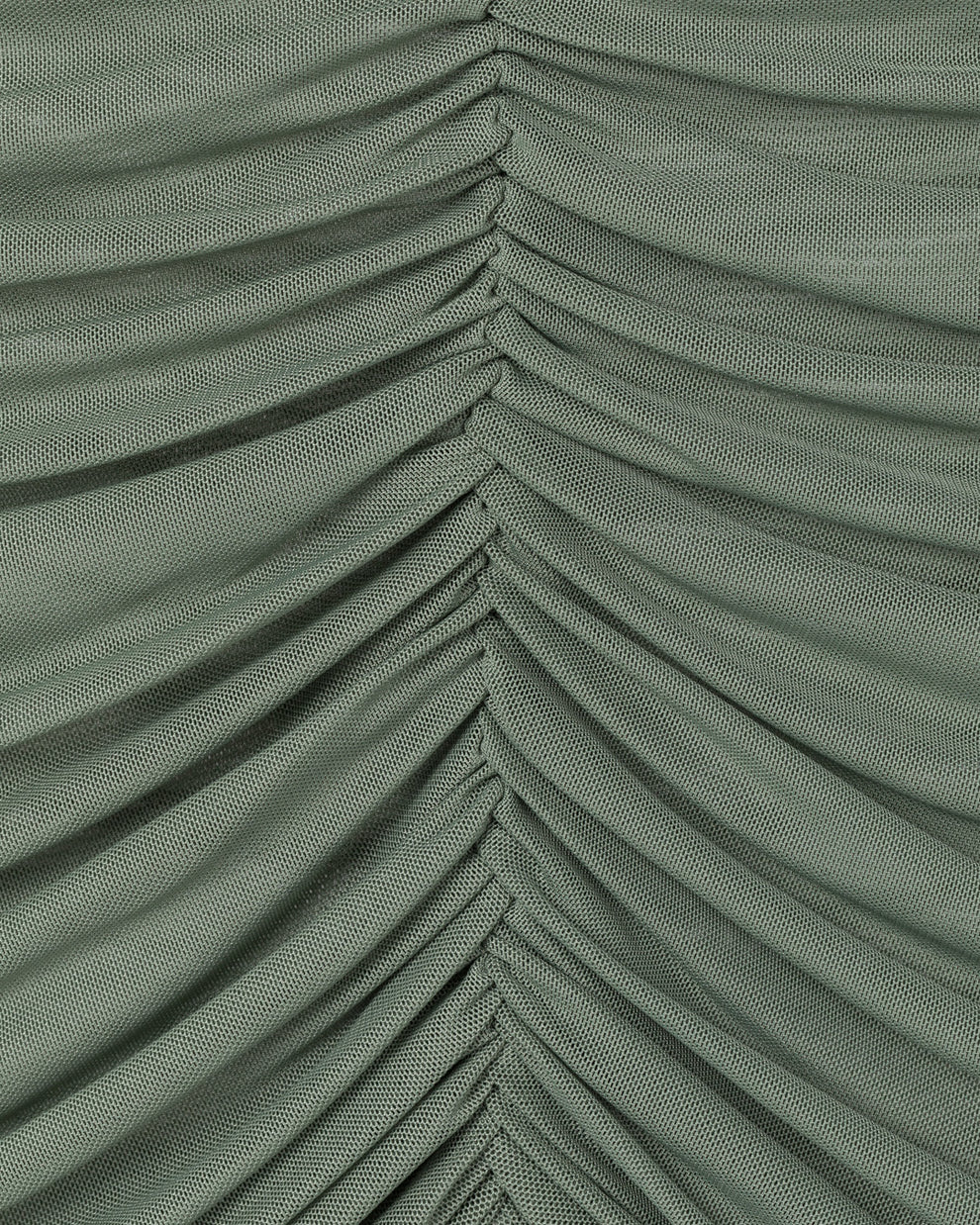 RUCHED LONG SLEEVE TOP - KHAKI - AZ Factory