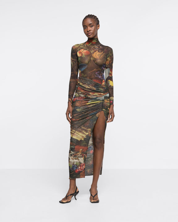BON APPETIT TURTLENECK TOP - MULTICOLOR - AZ Factory