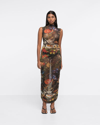 

BON APPETIT SLEEVELESS DRESS - MULTICOLOR - AZ Factory