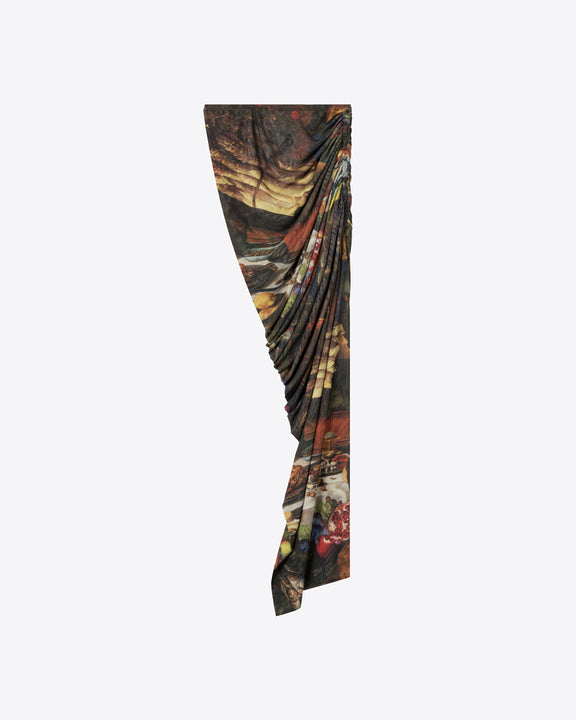 
BON APPETIT HIGH SLIT SKIRT - MULTICOLOR - AZ Factory