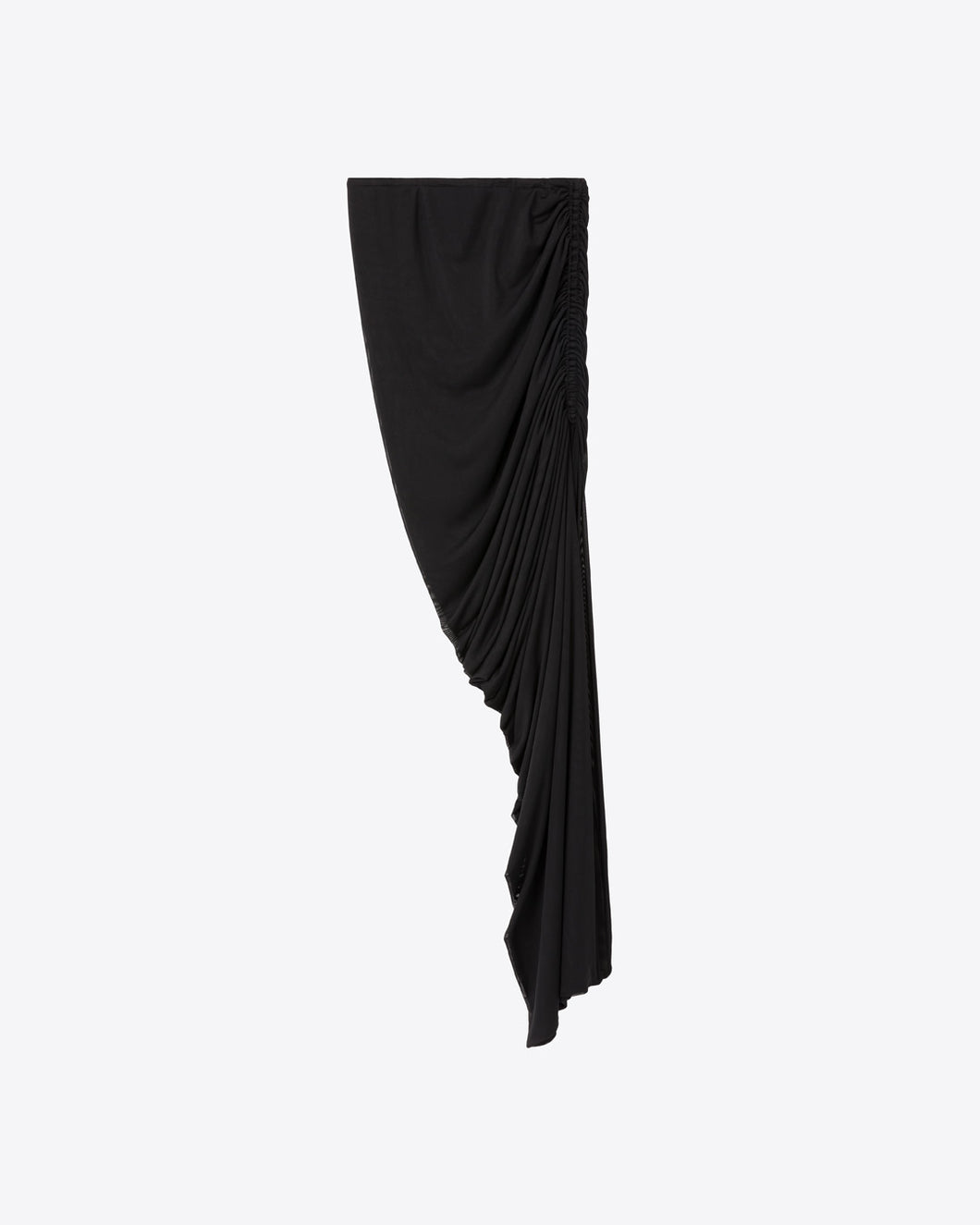 HIGH SLIT SKIRT - BLACK