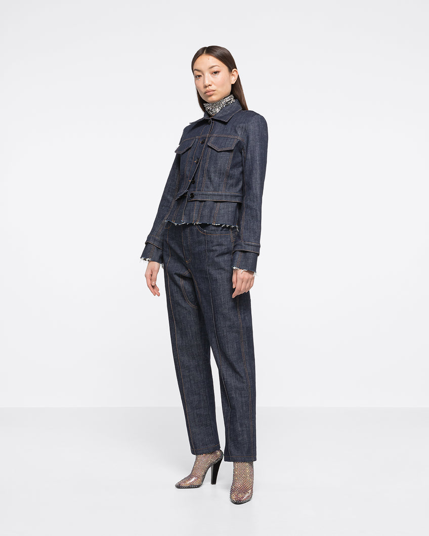FORMAL DENIM PANT - DENIM - AZ Factory