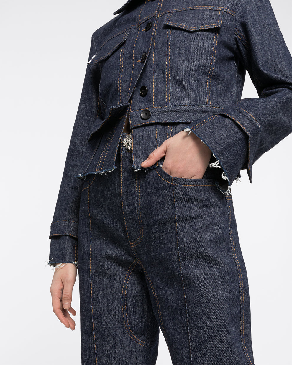 FORMAL DENIM PANT - DENIM - AZ Factory