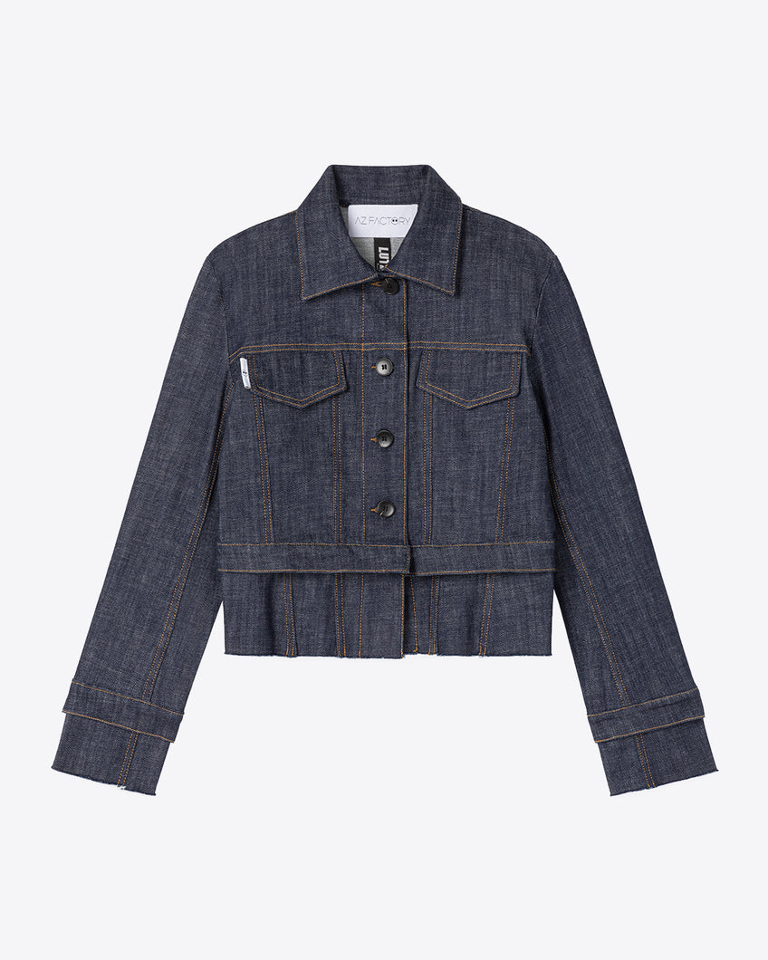 LULU JACKET - DENIM - AZ Factory