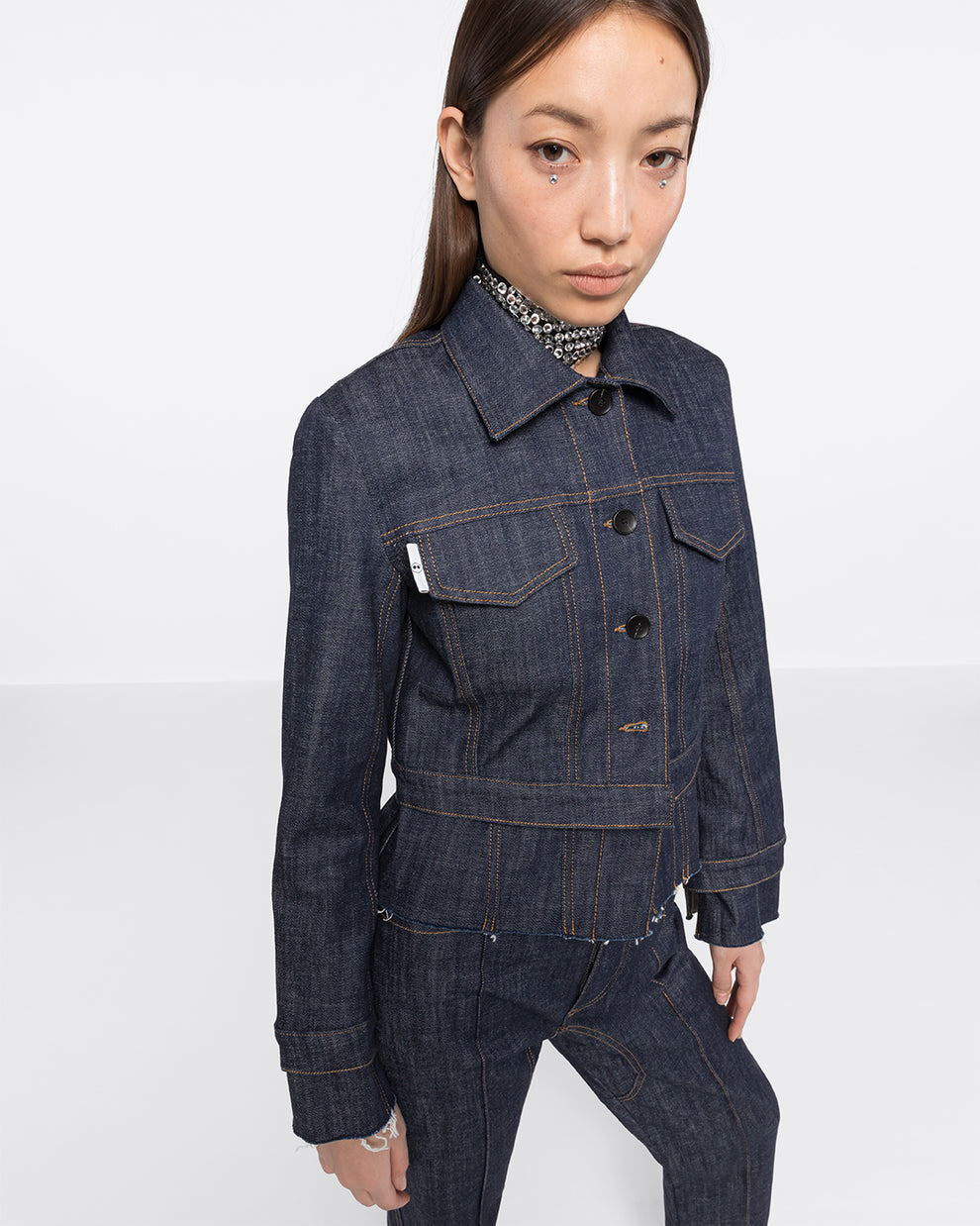 LULU JACKET - DENIM - AZ Factory