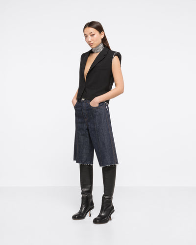 

FORMAL DENIM SHORT - DENIM - AZ Factory