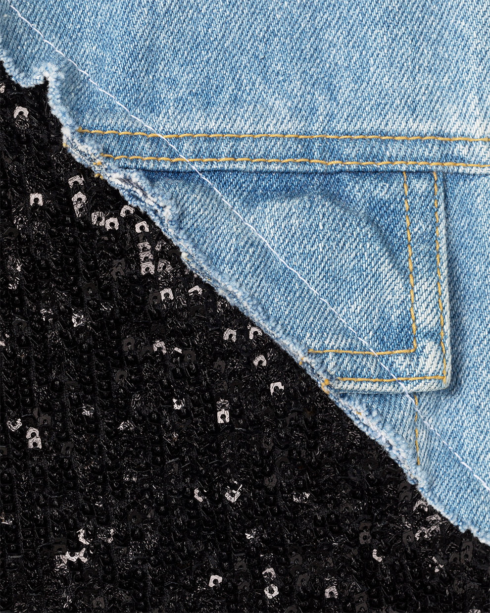 RENE GIANT V DENIM JACKET - BLACK - AZ Factory