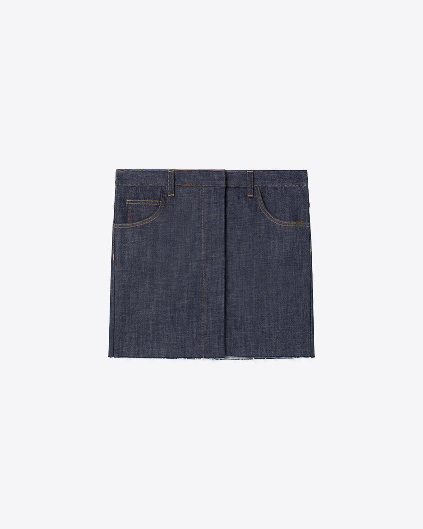 BOULE DENIM SKIRT - DENIM - AZ Factory