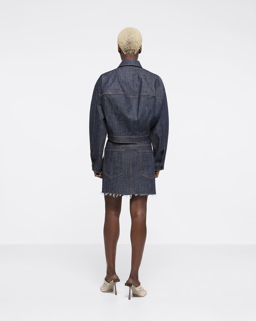 BOULE DENIM SKIRT - DENIM - AZ Factory