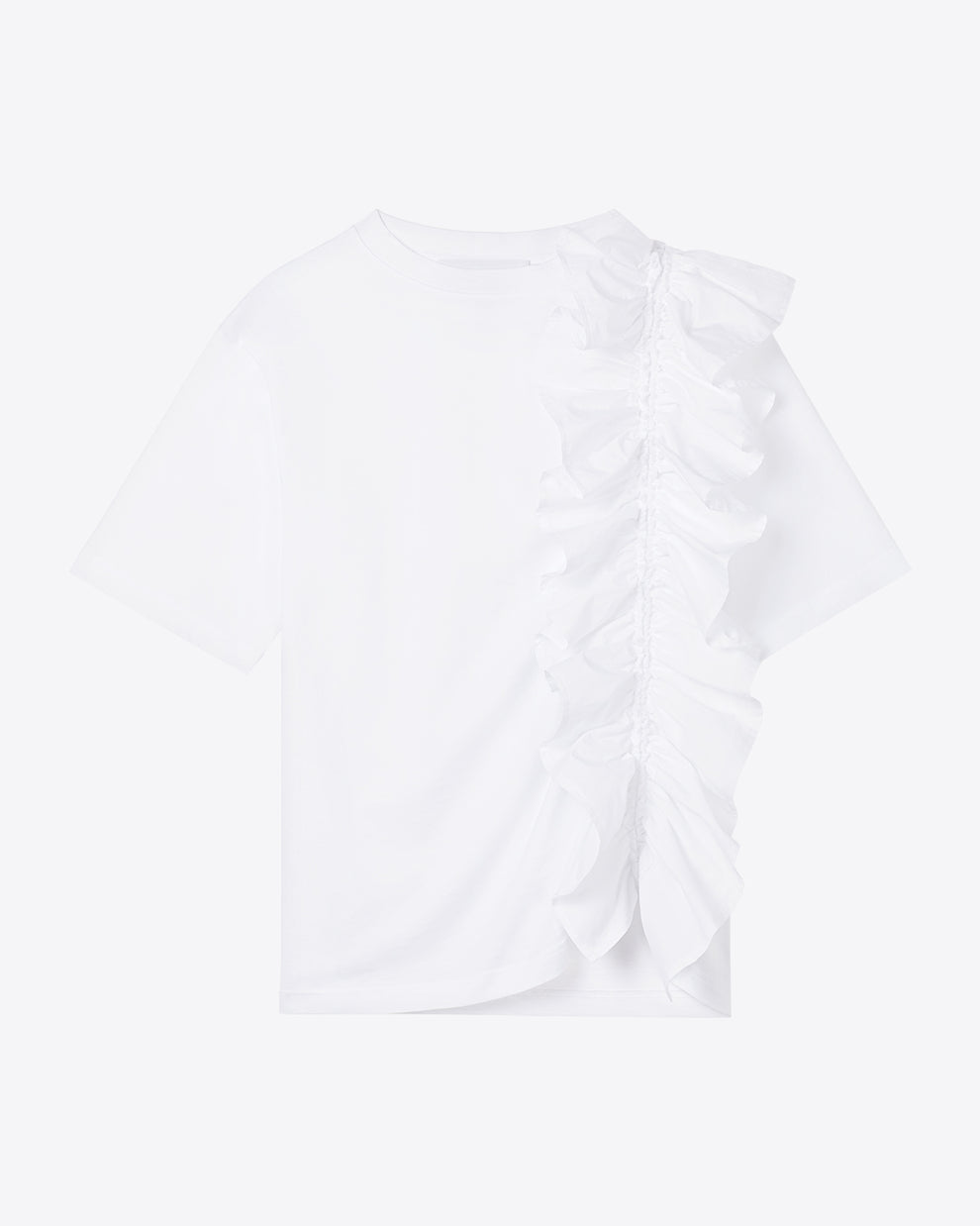 GIANT RUFFLE T - WHITE - AZ Factory