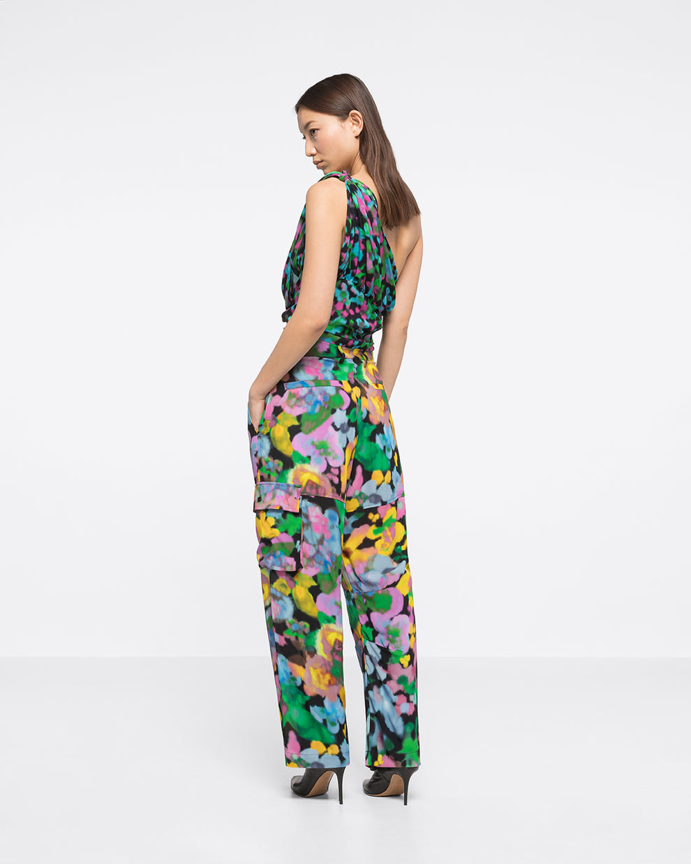 MORGAN PANT - FLOWERS PRINT - AZ Factory