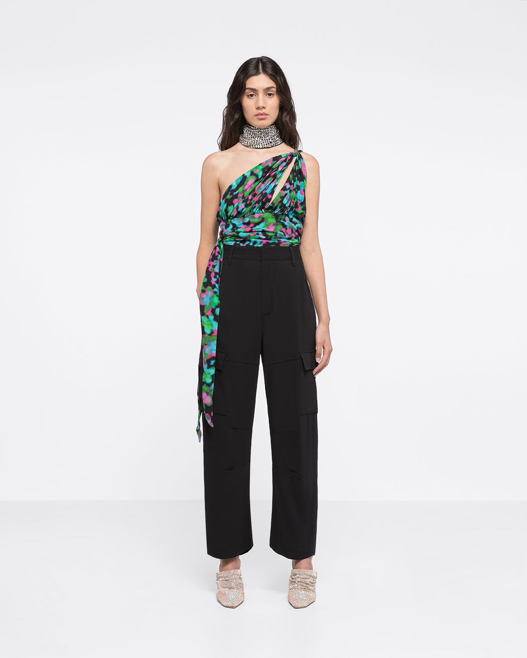 FABULOUS MAURO TOP - SMALL FLOWERS PRINT