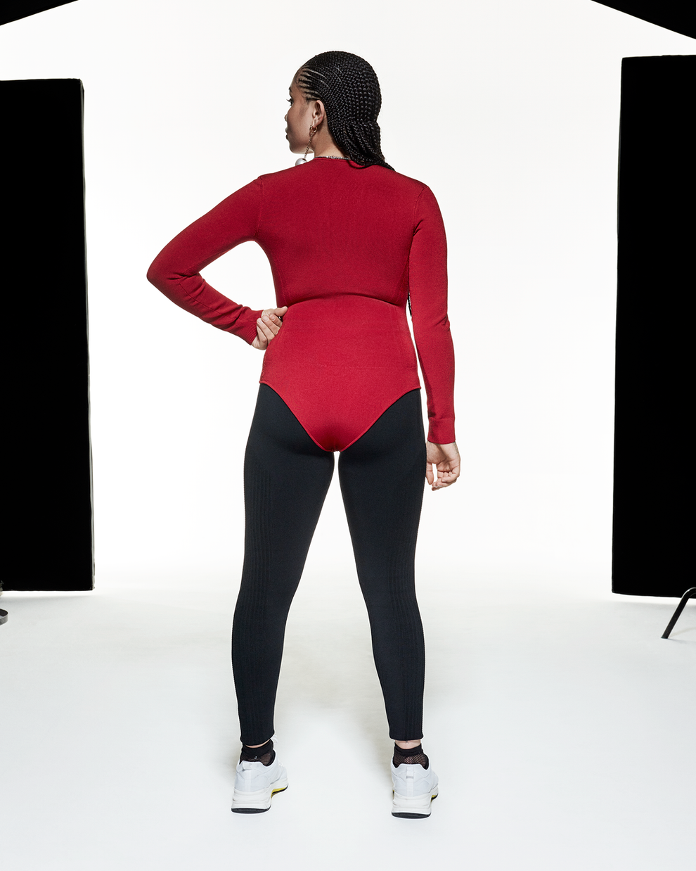 LONG SLEEVE BODYSUIT - RED - AZ Factory