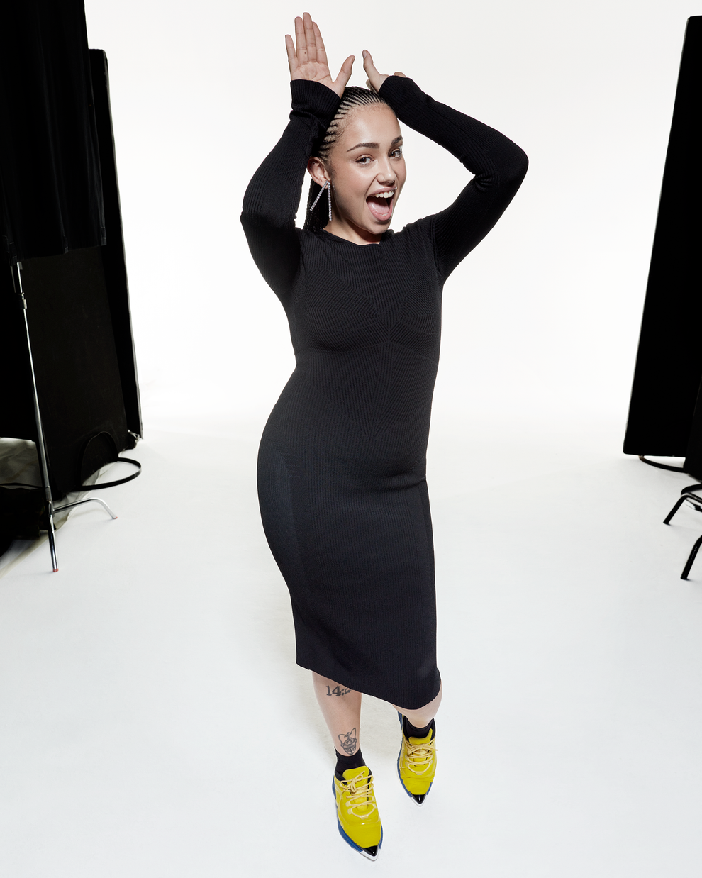 SHOULDER WRAP DRESS - BLACK - AZ Factory