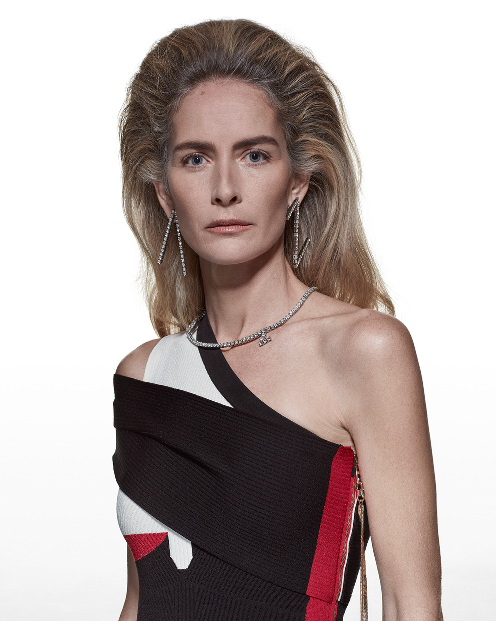 MULTICOLOR ASYMMETRIC WRAP DRESS - MULTICOLOR - AZ Factory