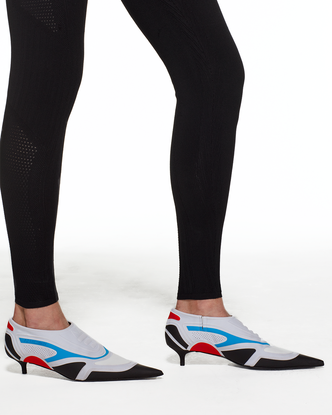 SNEAKYPUMPS KITTEN HEEL - MULTICOLOR / WHITE