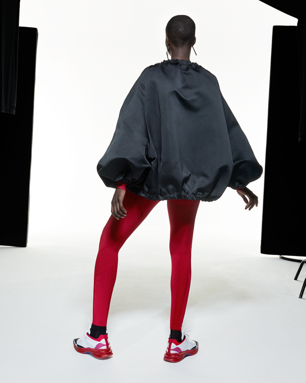 DUCHESSE BALLOON JACKET - BLACK - AZ Factory