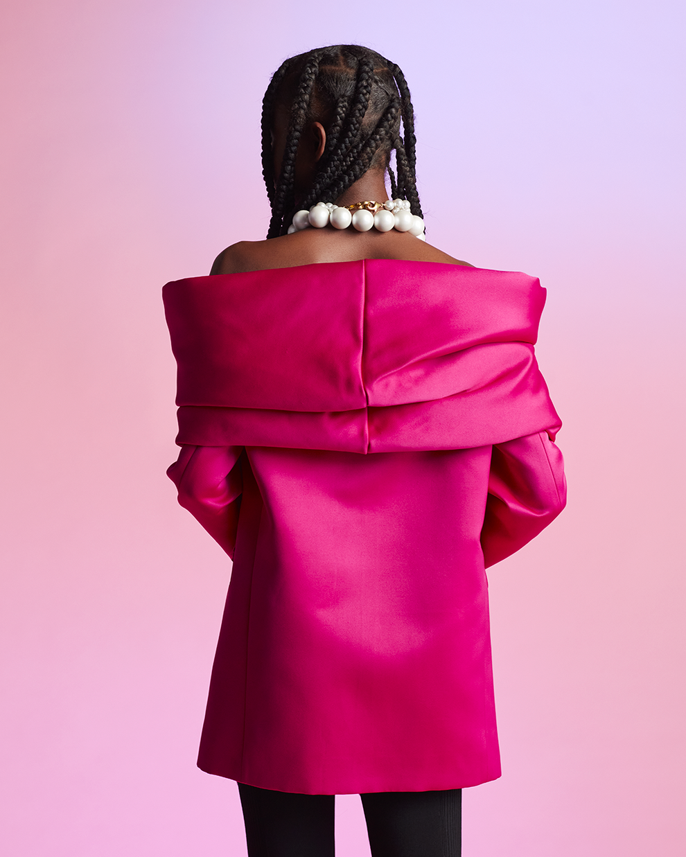DUCHESSE WRAP JACKET - FUCHSIA - AZ Factory