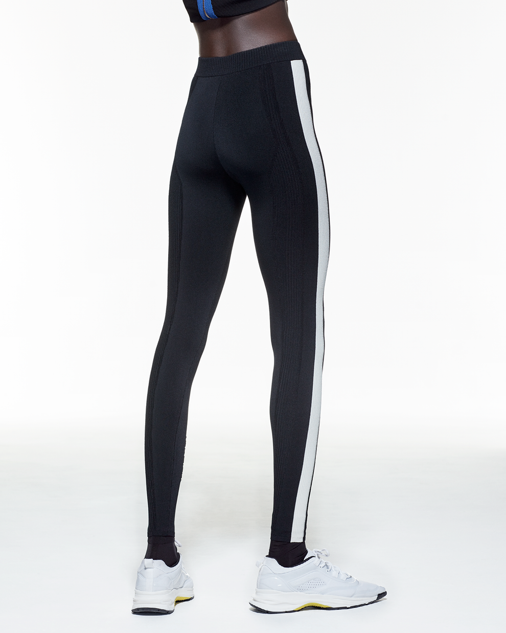 STRIPE LEGGING BLUE - BLACK - AZ Factory