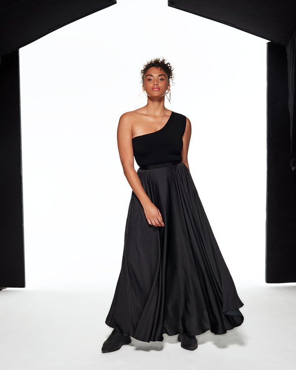 Black Maxi Skirt – AZ Factory - High-End Designer Fashion