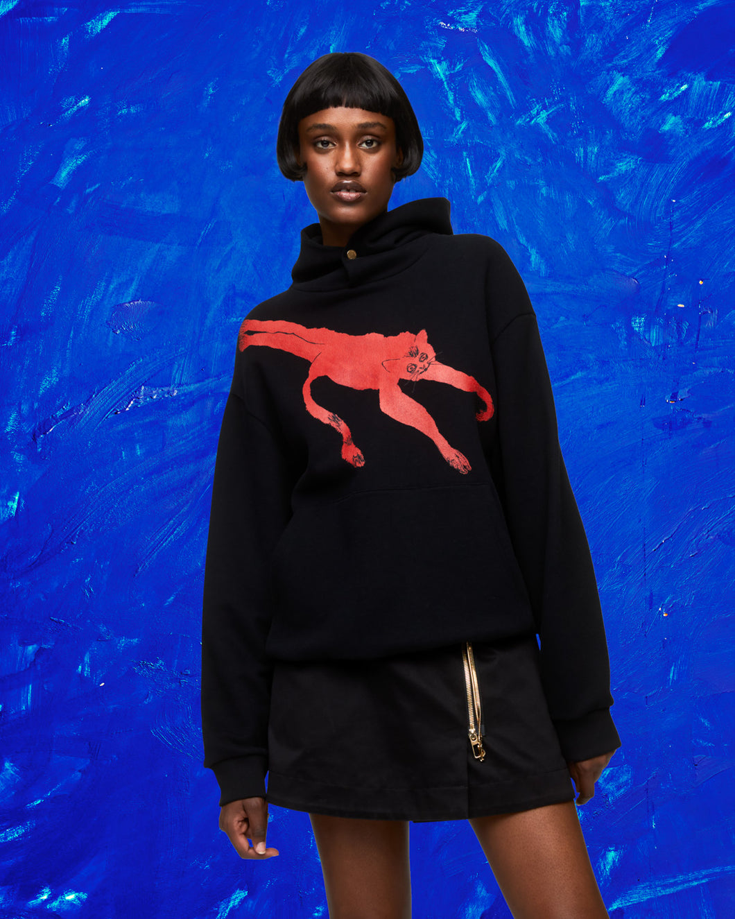 MEERKAT HOODIE - BLACK