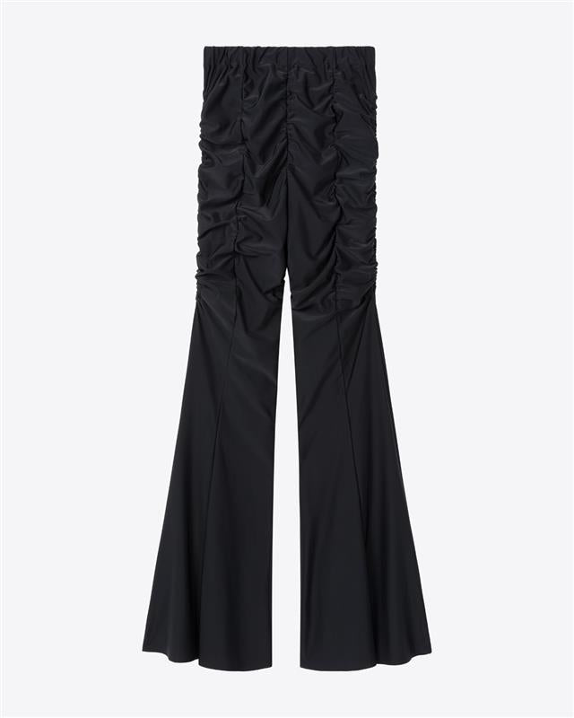 RUCHED BELL BOTTOMS - BLACK - AZ Factory