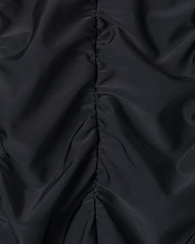 RUCHED BELL BOTTOMS - BLACK - AZ Factory