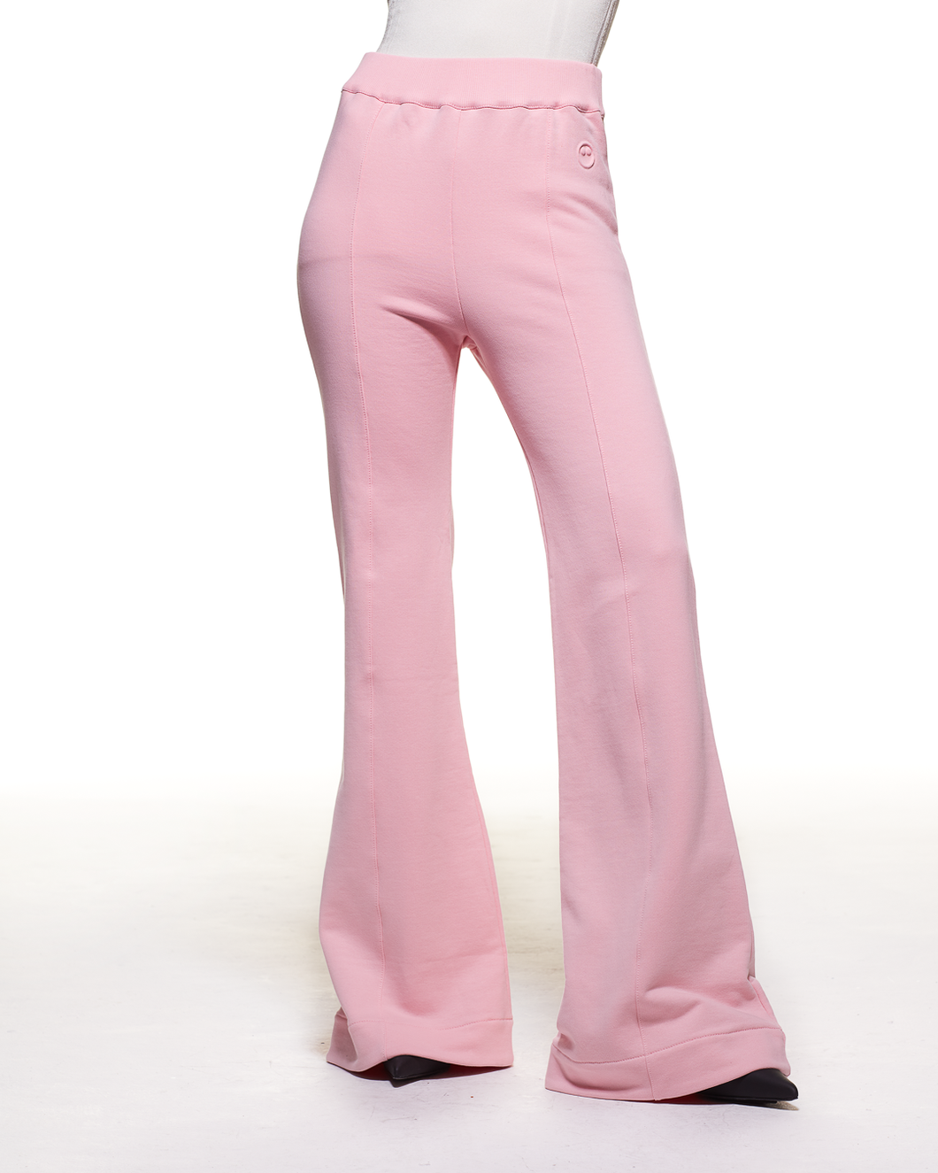 ORGANIC COTTON FLARE PANTS - LIGHT PINK – AZ Factory - High-End Designer  Fashion