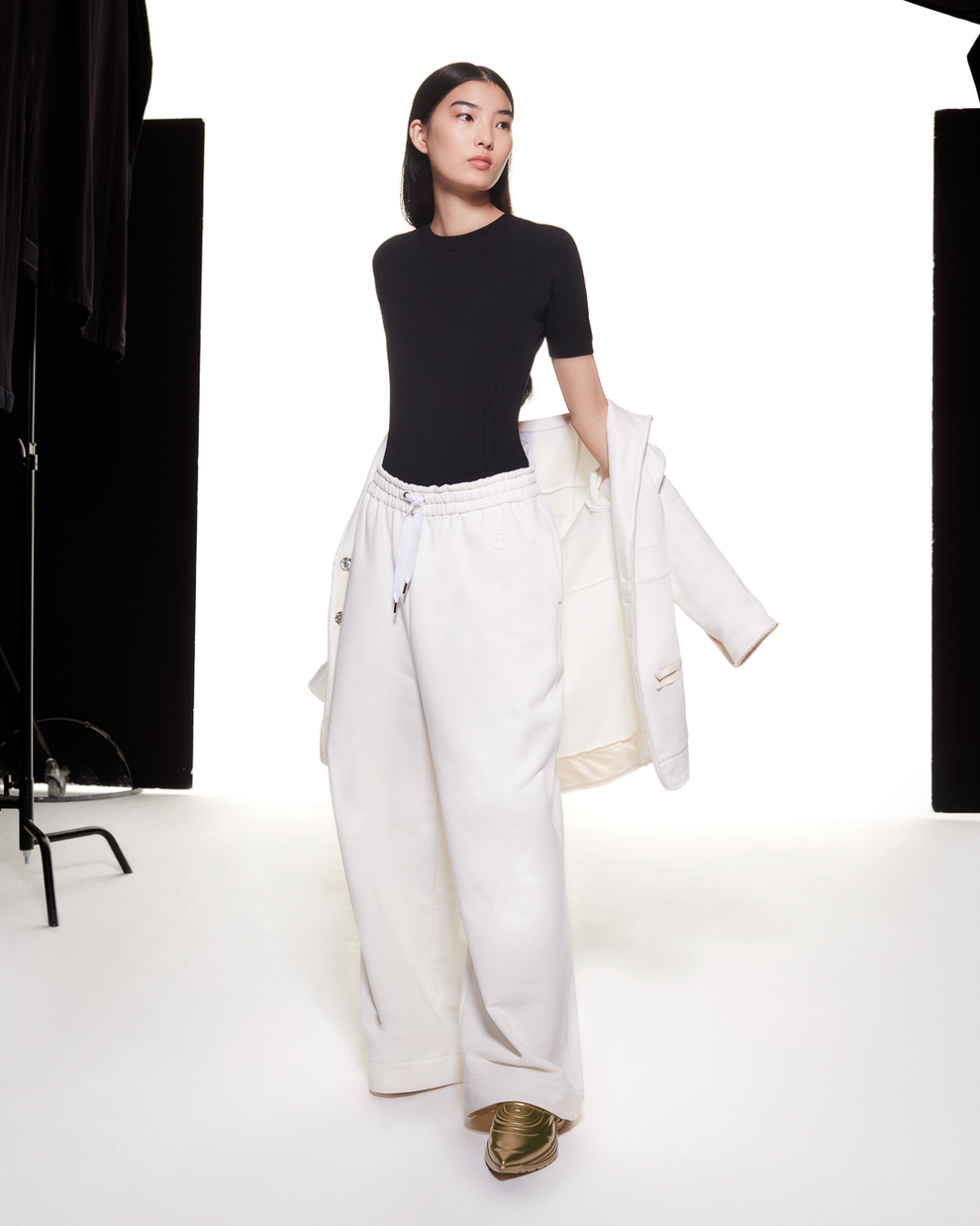 ORGANIC COTTON SWEATPANTS - WHITE - AZ Factory
