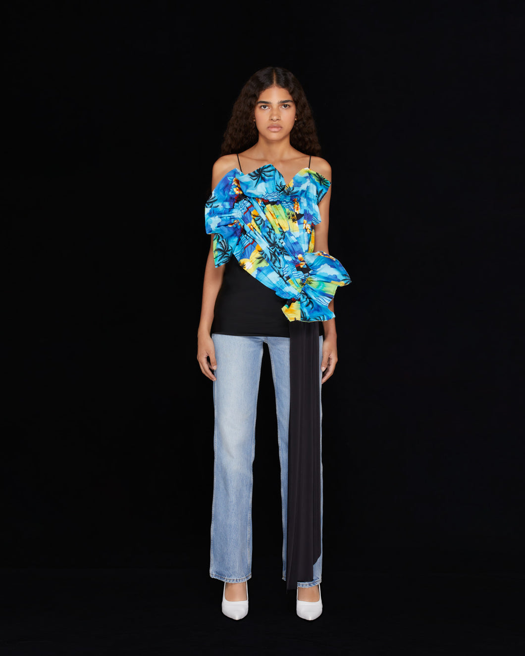 STYLE 16 T-SHIRT - BLACK / BLUE