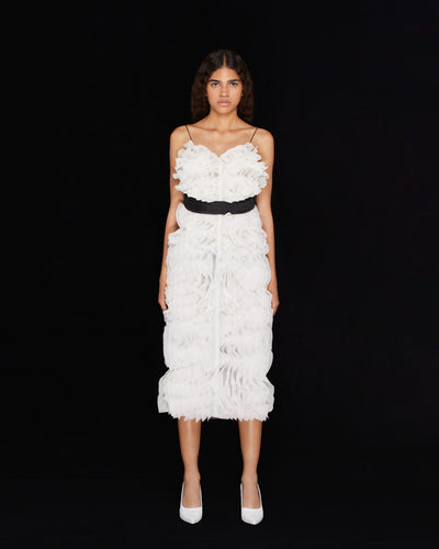 

STYLE 1 DRESS - WHITE / BLACK - AZ Factory