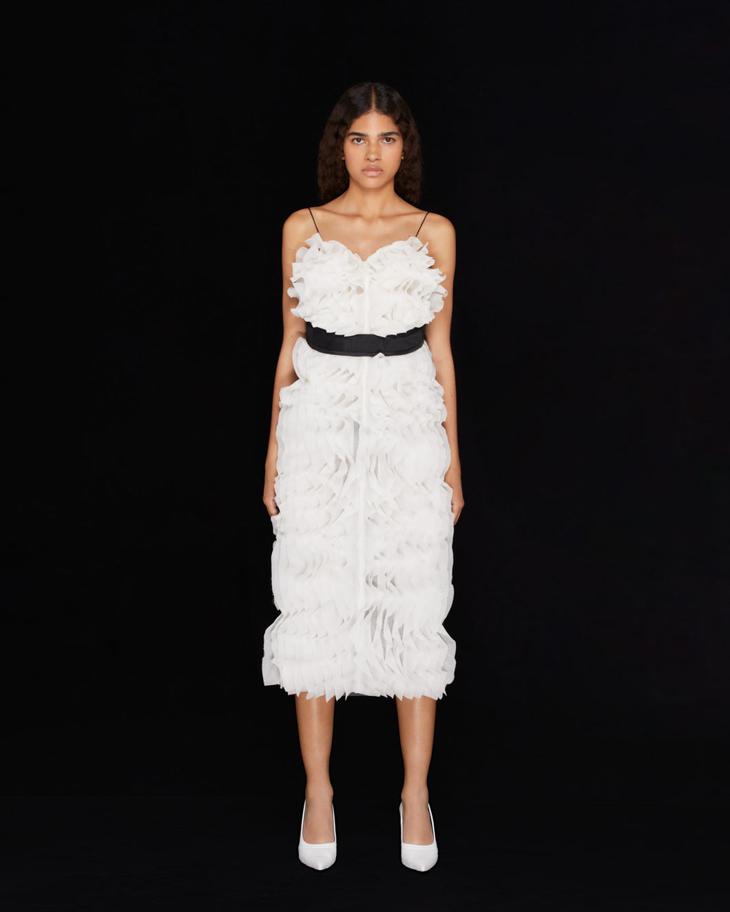 STYLE 1 DRESS - WHITE / BLACK
