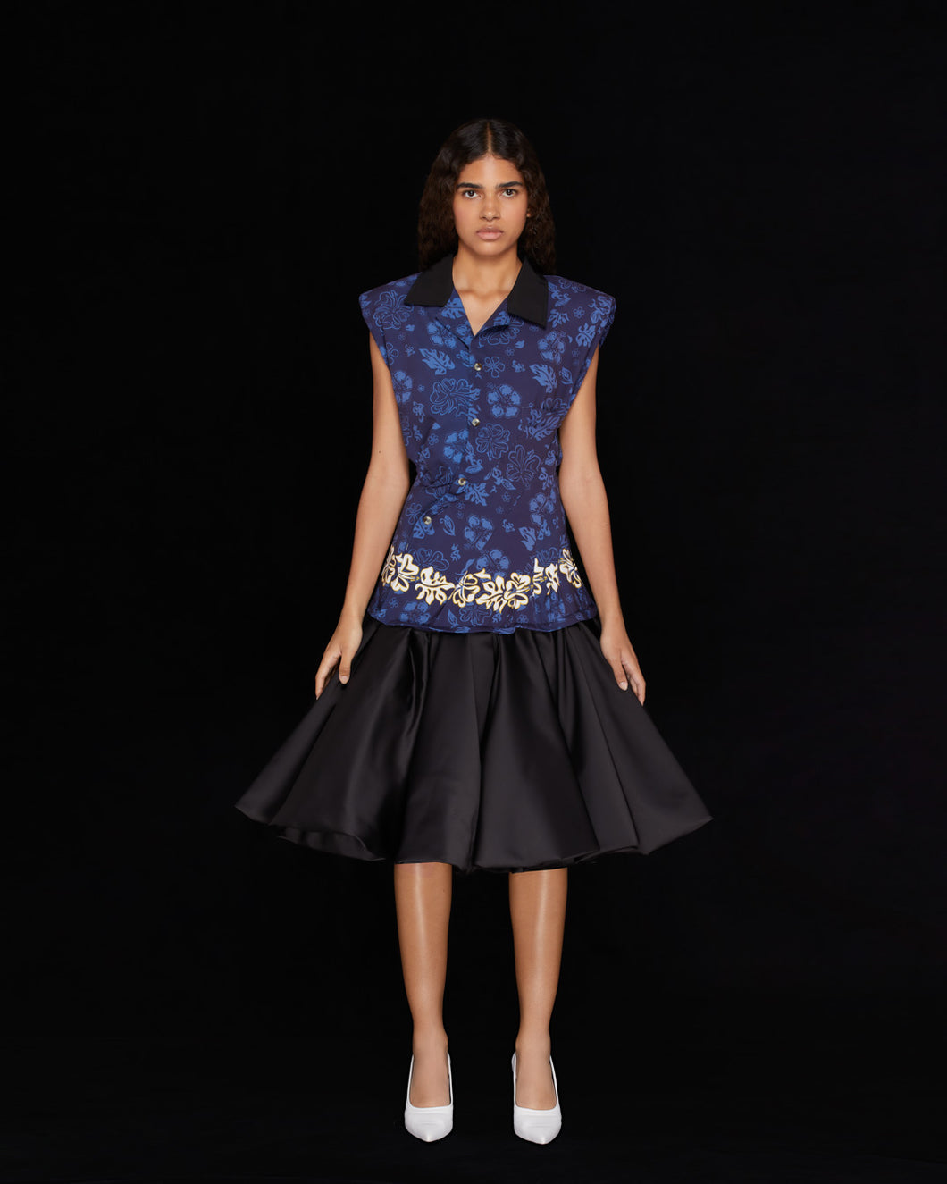 STYLE 6 DRESS - BLACK / BLUE