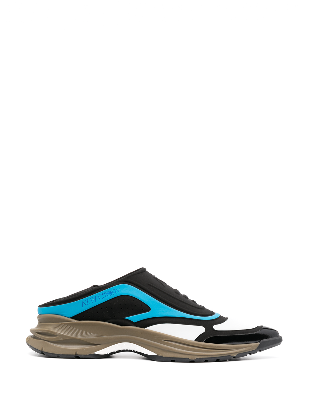 POINTY SNEAKS SLIP ON - BLACK / BLUE - AZ Factory