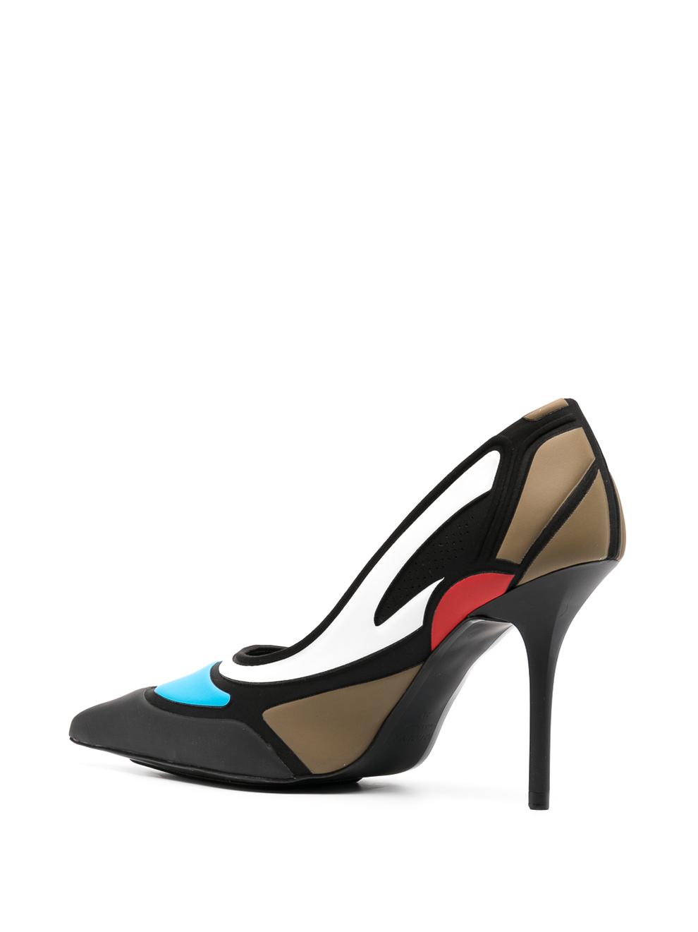 SNEAKYPUMPS HIGH HEEL - KHAKI / BLUE - AZ Factory