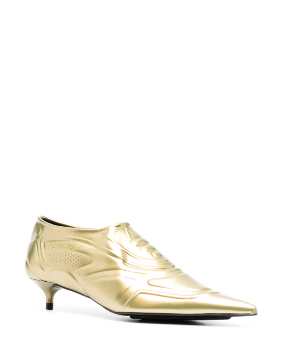 
SNEAKYPUMPS KITTEN HEEL - GOLD - AZ Factory