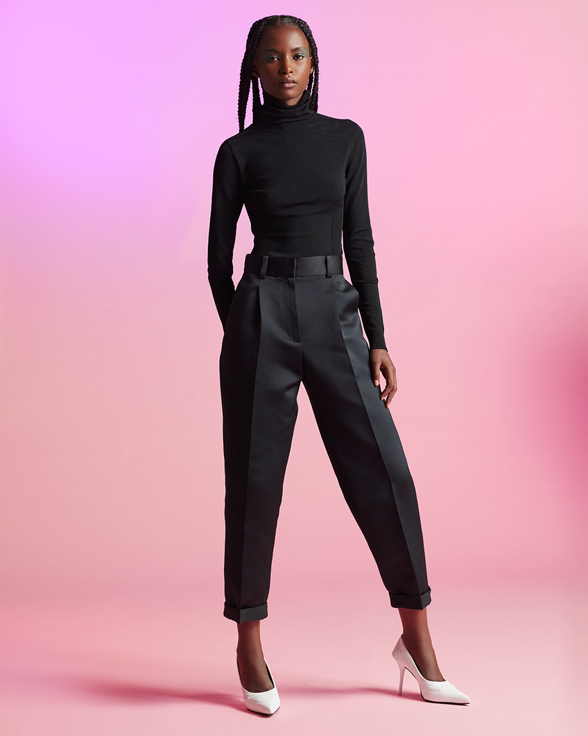 PRIME LAYER TURTLENECK - BLACK - AZ Factory